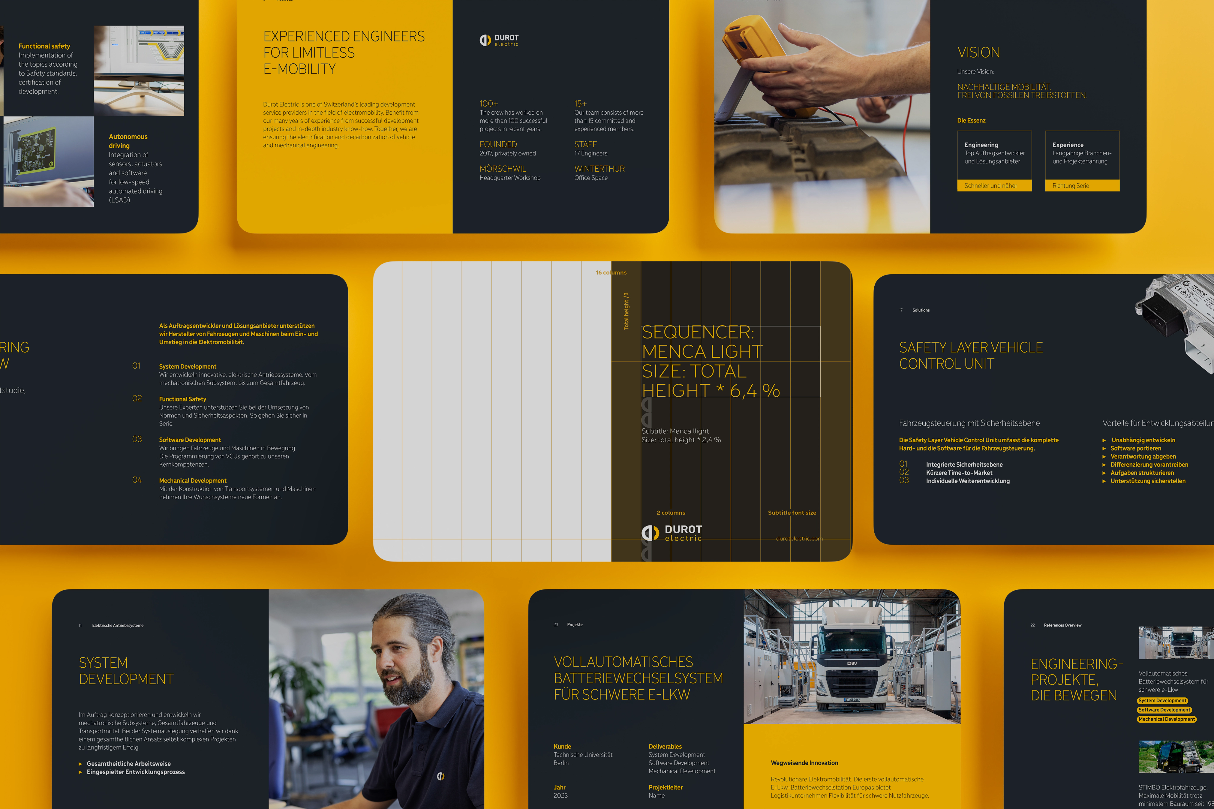 Website und Logo von Durot Electric